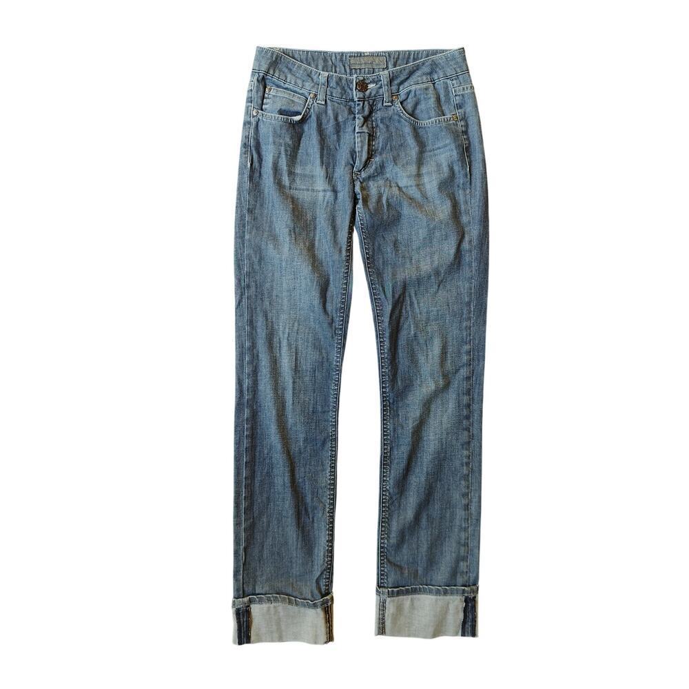 Acne Jeans Slim Denim Cuffed Ankle Blue Wash Women's Size 27–28